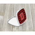 thumbnail image 2 of Letter Q Chevron Black and Red   Compact Mirror, 2 of 4