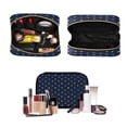 thumbnail image 4 of Iauyy 3 Piece Large Portable Hanging Toiletry Bags for Travel,Foldable Makeup Organizer with Multiple Compartments for Men&Women，White Star, 4 of 9