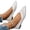 White #159, variant on Women’s Ballet Flat Shoes Knit Dress Round Toe Slip On Breathable Classic Hollowed Out Walking Comfortable Casual Soft Shoes, 36