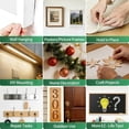 thumbnail image 4 of 3 Roll Double Sided Tape Heavy Duty, Nano Double Sided Adhesive Tape Clear, Removable Mounting Tape for Picture Hanging, Strong Adhesive Strips for Carpet Home Office Decor, 9.85FT/roll, 4 of 6