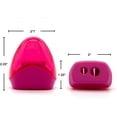 thumbnail image 4 of 6PK Super Great Dual Hole Manual Pencil Sharpener w/ Triangle Receptacle to Catc, 4 of 5