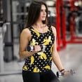 thumbnail image 6 of Hirioo Banana for Women's Workout Tank Top Sleeveless Workout Tops Athletic Gym Shirts-Small, 6 of 7