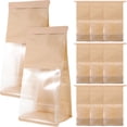 thumbnail image 4 of 50pcs Paper Bread Bags with Clear Window Bread Bags Large Paper Bakery Bag with Window, 4 of 6