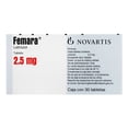 thumbnail image 1 of Femara 2.5 mg 30 tabletas, 1 of 3