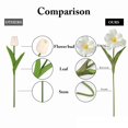 thumbnail image 3 of ZZ Fake Flowers, 15.3" Blooming Tulips Artificial Flowers, Real Touch Tulips for Wedding Decorations, 3 of 6