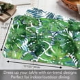 thumbnail image 6 of CounterArt Green Palms  Reversible Easy Care Plastic Placemat 4-Pack, 6 of 8