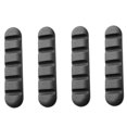 thumbnail image 4 of WHAMVOX  4 Pcs Auto Door Protector Accessories Shock Bumper Guard Black, 4 of 8