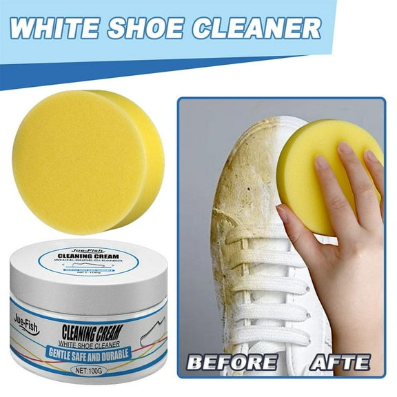 BETTERLIFE White Shoe Cleaning Cream Shoes Whitening Stain Remover Cream Cleansing 100g AU Q5C6