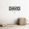 thumbnail image 2 of David 4"x12" Metal Sign, Wall Décor for Kids Room and Nursery, 2 of 4