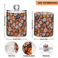 thumbnail image 5 of Yayeee 2 Pack Qtip Holder Bathroom Cotton Swab Canister with Lid Clear Dispenser Set, Colorful Flowers, 5 of 6