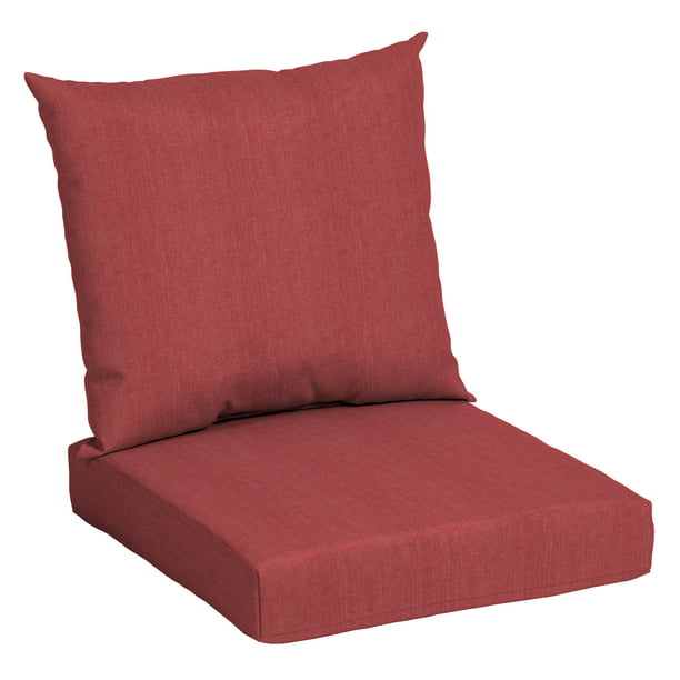 Outdoor 2 Piece Deep Seat Cushion, Patio Chair Cushions Clearance Target
