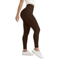 thumbnail image 4 of Certgust Hot Sales Under $20 High Waisted Workout Leggings for Women High Waisted Leggings for Women Tummy Control Soft Opaque Printed Yoga Pants Full Length Capri Workout, 4 of 7