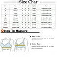 thumbnail image 3 of Summer Savings Clearance 2025! TAGOLD Womens Plus Size Bra Clearance,Summer Casual Bras for Womens,Ladies Traceless Comfortable No Steel Ring Lace Breathable Gathering Bra Woman Underwear, 3 of 5