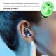 thumbnail image 5 of Methold F911 In-Ear Mini Invisible Ture Auricular inalámbrico Auricular Bluetooth 9D Auricular estéreo manos libres impermeable Auricular Cables de audio/vídeo Verde, 5 of 6