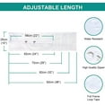 thumbnail image 3 of Air Conditioner Hung Window Seal Bracket for AC Unit Portable AC Unit Window Vent Kit Waterproof No Drilling Easy to Install for Portable Air Conditioner, 3 of 8