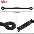 thumbnail image 2 of 8 pcs Tennis Racket Vibration Dampeners Squash Racket Shock Absorber Silicone Tennis String Shock Damping-Black, 2 of 6