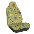 thumbnail image 1 of Fotbe Sage Green With Sunflowers Funda para Asiento de Auto con Estampado – Impermeable y Antisudor – Ajuste Universal, Lavable a Máquina, Antideslizante (1 Pieza), 1 of 5