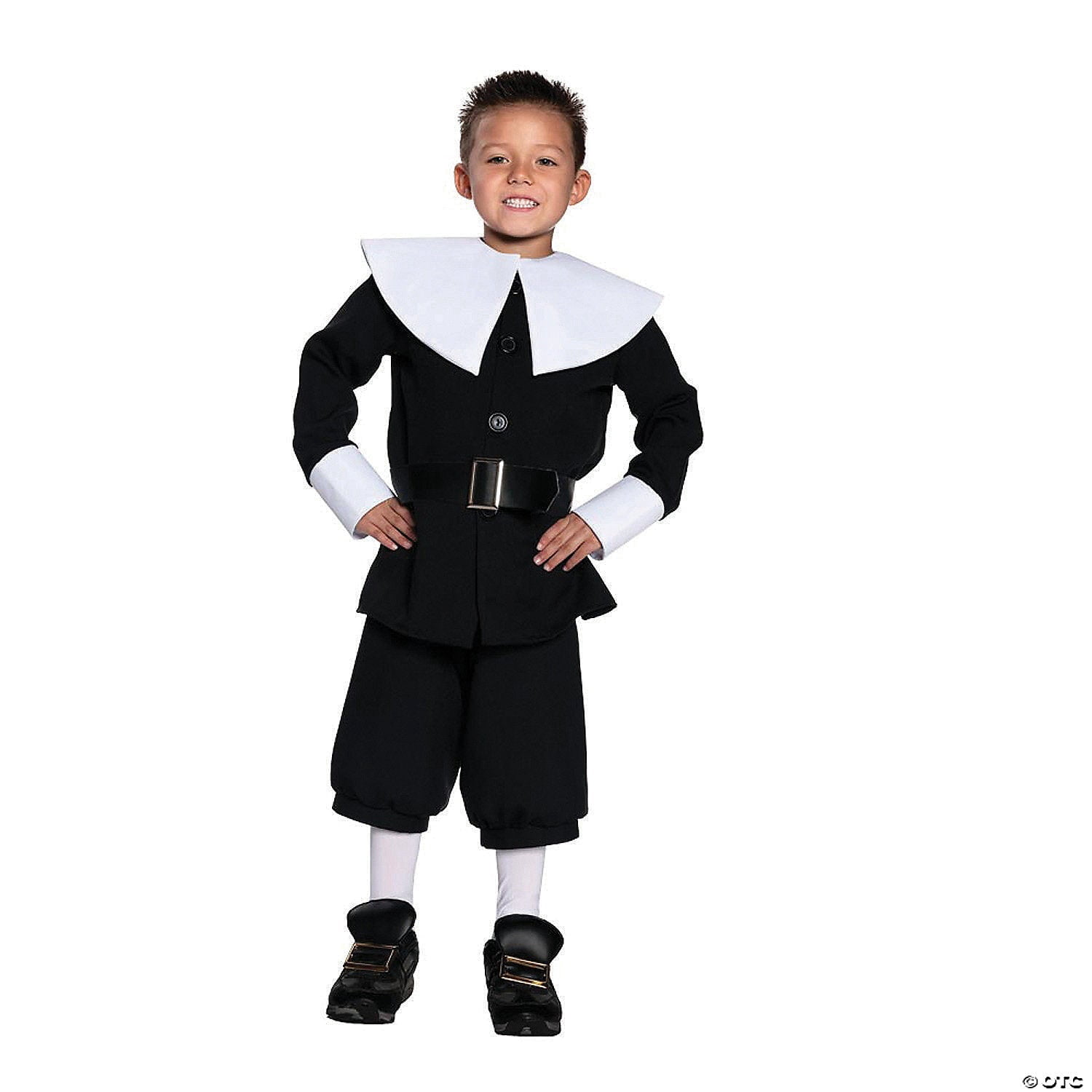 Pilgrim Pioneer Boy Plymouth Colonial Religious Child Size Boys Costume