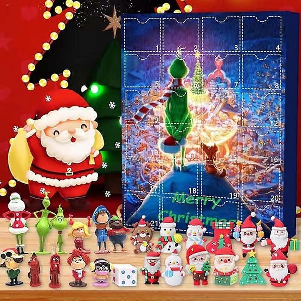 2023 Advent Calendar with Random Toys 24 Days of Christmas/All Saints Day Countdown Calendar Blind Box, Gift Idea