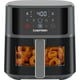 thumbnail image 1 of Chefman - Freidora de aire 6 QT para comidas rápidas y fáciles, tecnología Hi-Fry para extra crujiente, ventana de fácil visualización, controles táctiles, antiadherente, apto lavavajillas, gris, 1 of 5