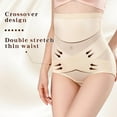 thumbnail image 6 of Baywell Women Tummy Control Shapewear Panties Hi-Waist Criss-Cross Compression Body Shaper Underwear Butt Lifter Slimming Brief Skin Tag XXL/US XL, 6 of 10