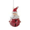 thumbnail image 4 of Herrnalise Santa Claus Snowman Bell Pendant Iron Bell Decoration Christmas Tree Pendant Decoration Ornaments for Christmas Tree Farmhouse Christmas Tree Decorations, 4 of 9