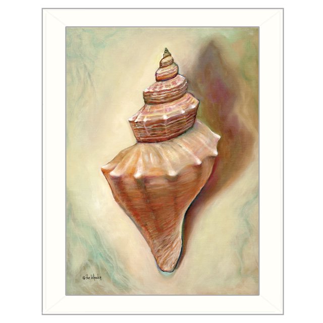 "Princess Shell" By Ed Wargo, Printed Wall Art, Ready To Hang Framed Poster, White Frame