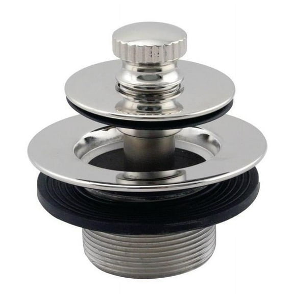 Bathtub Drain Plug, Polished Chrome