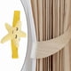 thumbnail image 3 of Abrazaderas elásticas para cortinas de ventana, correas para cortinas, alzapaños para cortinas Estrella amarilla, 3 of 9