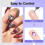 Gellen Nail Glue, 30g Super Strong Adhesive Gel Nail Rhinestone Glue for Nail Charms Gem 3D Nails Bling Gel for Nail Art Jewel Diamonds UV Cured