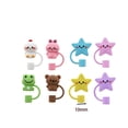 thumbnail image 3 of Bouchons de Paille en Silicone Réutilisables pour Verres et Bouteilles, Diamètre 04 Po, Protecteurs Mignons, Accessoires Durables pour Réutilisation de Paille, 3 of 9