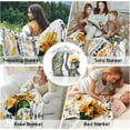 thumbnail image 2 of Mom Blanket, Mom Birthday Gifts,Christmas, Blanket for Mom from Daughter, Flannel Fleece Soft Warm Cozy Sunflowers Love Letter Printed Throw Mother Blanket 60” x 50”, 2 of 6