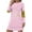 Pink, variant on Cxenplz Womens Christmas Nightgowns Long Sleeve Crew Neck Cute Print T Shirt Dresses Casual Loose Fit Lounge Christmas Party T Shirt Dress Nightgowns