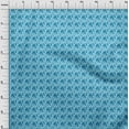 thumbnail image 4 of oneOone Polyester Spandex Turquoise Blue Fabric Abstracts Craft Projects Decor Fabric Printed By The Yard 56 Inch Wide, 4 of 5