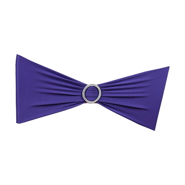 Banda elástica para funda de silla Wosthever 50 piezas Morado oscuro