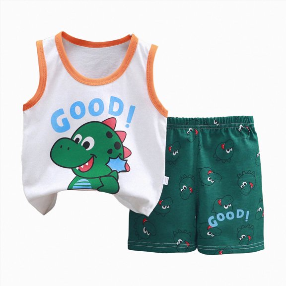 Boys' Shorts Set Summer Outfits 6-12 Months 12-24 Months 2t 3t 4t 5t 6t 7t Children Texture Short Sleeve T Shirts And Shorts Sets,Casual 5-6 Years