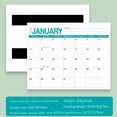 thumbnail image 2 of Magnetic Calendar for Refrigerator, Fridge Calendar Runs From January 2024 Until June 2025, 18 Monthly Calendar, 2 of 5