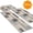 BK-#4, variant on BlueDreamer Kitchen Rug Set 3 Piece, Non Slip Machine Washable Mats for Home Floor and Living Room