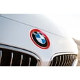 thumbnail image 3 of Xotic Tech 2 Pcs Car Front Rear Logo Red Ring Decoration For BMW 5 Series F10 F11, 3 of 7
