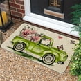 thumbnail image 2 of Spring Truck Decorative Door Mat, Seasonal Flower Spring Holiday Low-Profile Floor Mat Switch Mat for Indoor Outdoor Doormat 17 x 29 Inch, 2 of 6