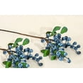 thumbnail image 5 of Morttic 10 Pack Artificial Flowers California Faux Blueberries Artificial Blueberry with Stems for Decorating Blueberry Picks Fruit Fake Silk Flowers Home Party Wedding Table (Blue), 5 of 6