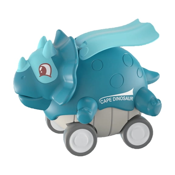 Pull Back Dinosaur Car Toy with Rolling Wheels and Cape Design for Kids Toddlers Boys Girls Educational Gift