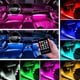 thumbnail image 5 of Tira de luces LED RGB para interior de coche con control remoto, caja de control sellada para lámpara de ambiente bajo el suelo., 5 of 9