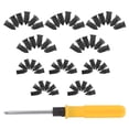 thumbnail image 2 of Kit de reparación de neumáticos: clavos de goma para neumáticos, tornillos para reparación de pinchazos de ruedas de coche con destornillador para motocicleta, bicicleta, camión y tractor., 2 of 7
