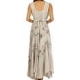 thumbnail image 2 of Sakkas Garden Goddess Corset Style Dress - Clay - L/XL, 2 of 4