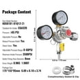 thumbnail image 4 of VEVOR Régulateur à Double Manomètre, Régulateur de CO2 avec 0-60PSI, Système de Gaz Robuste, Régulateur de Bière Draft avec Valve de Contrôle, Régulateur de Pression Réglable pour Draft Bee, 4 of 9
