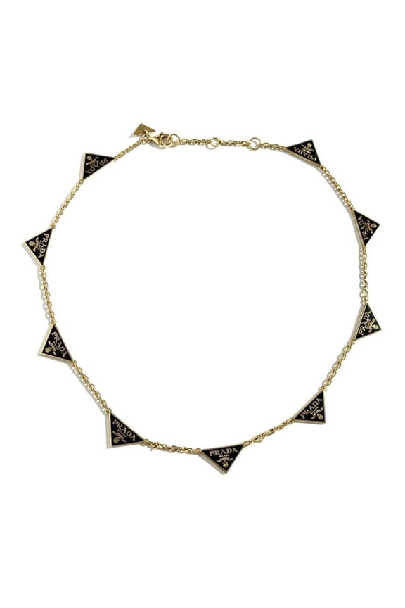 Pre-Owned Prada Women's Enamel Metal Necklace Pendant (Good)