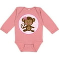 thumbnail image 3 of Inktastic Monkey Girl Girls Long Sleeve Baby Bodysuit, 3 of 5