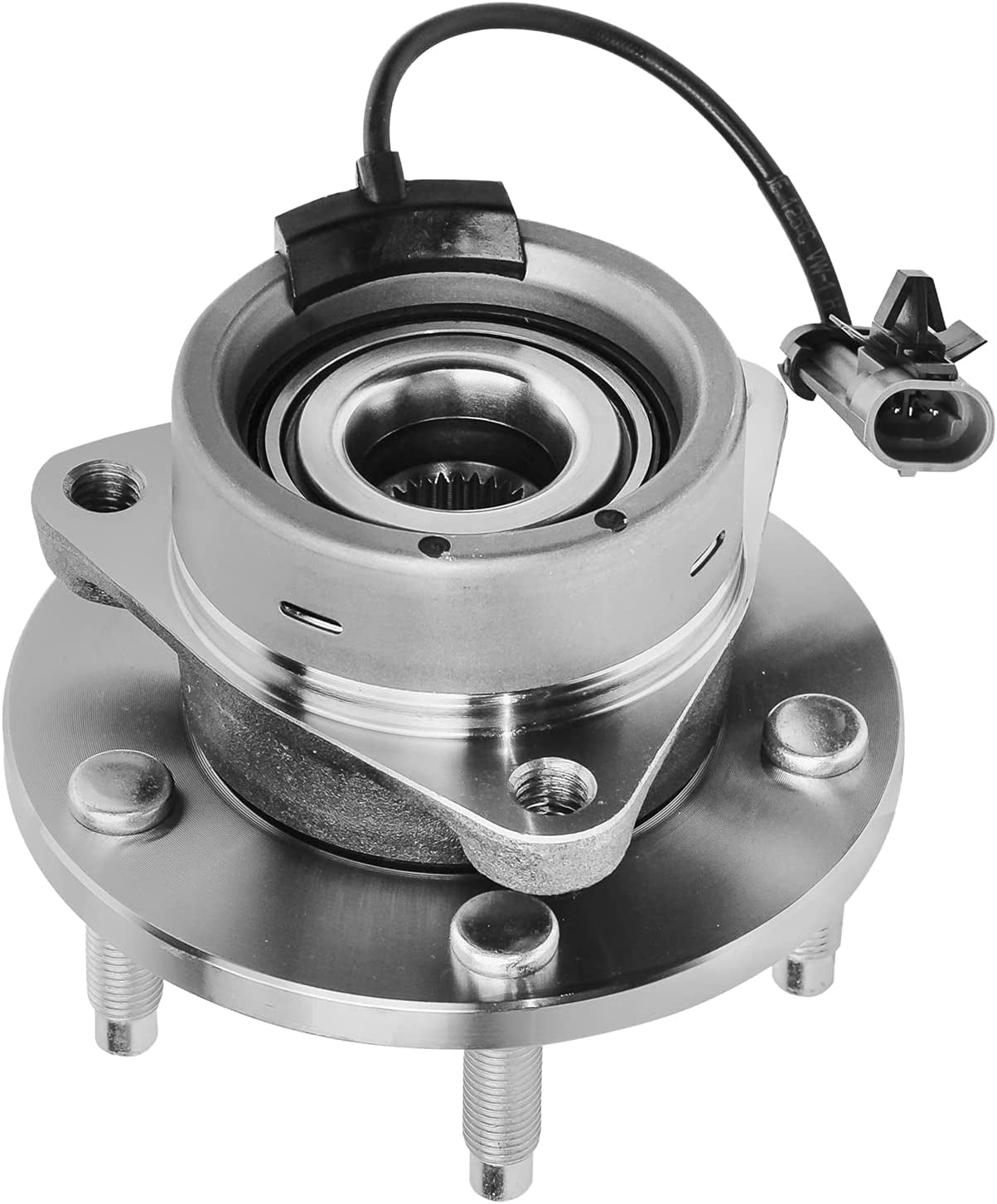 Bodeman w/ABS, Exc. Classic SS Model Pair 2 Front Wheel Hub and Bearing Assembly for 04-12 Chevy Malibu / 05-10 Pontiac G6 w/ABS/ 07-09 Saturn Aura/ 08-10 Chevy HHR and Cobalt 