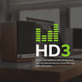 thumbnail image 5 of Audioengine HD3 Wireless Stereo aptX Bluetooth Bookshelf Speakers - Pair (Walnut), 5 of 6